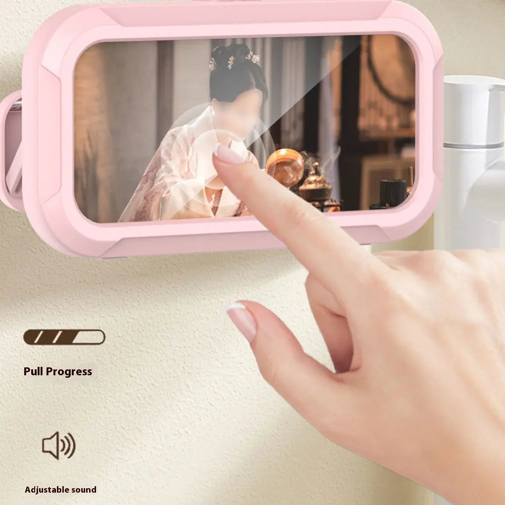 Taking Shower And Watching TV Waterproof Box For Phones Which Can Resist Shower Spray And Water