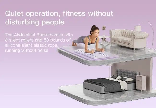 Multifunctional Ab Exercise Board | Home Pilates Reformer for Core & Ab Strength Training
