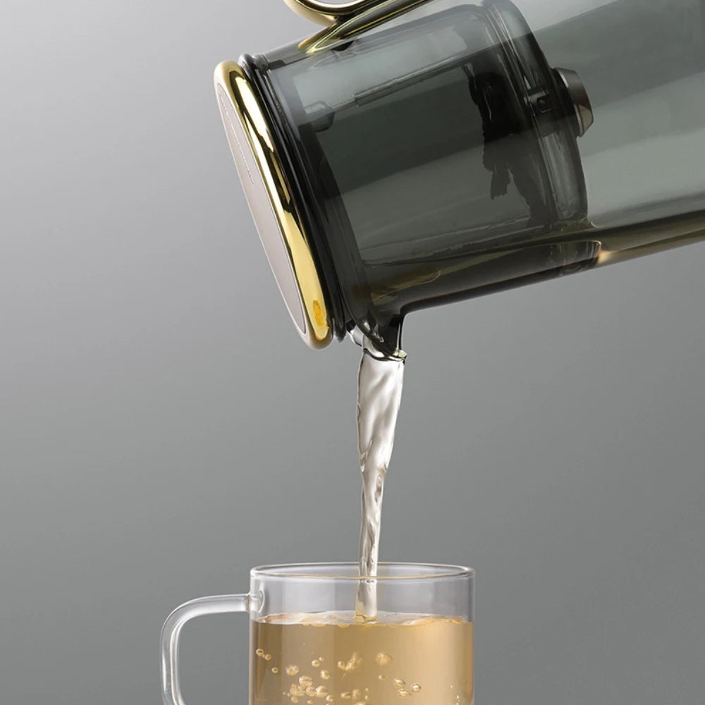 Magnetic Switch Glass Teapot with Infuser and Filter