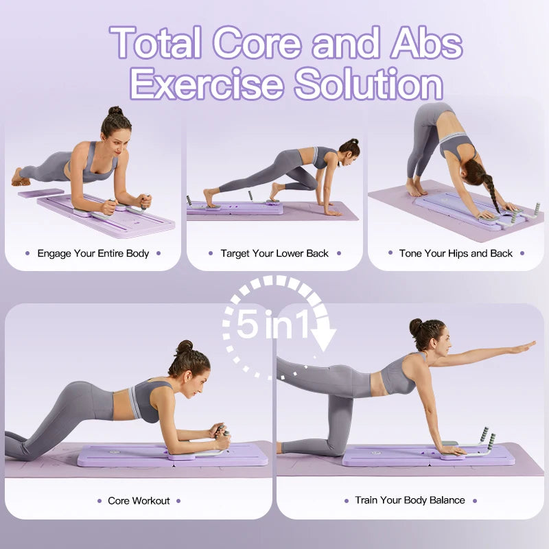 Multifunctional Ab Exercise Board | Home Pilates Reformer for Core & Ab Strength Training