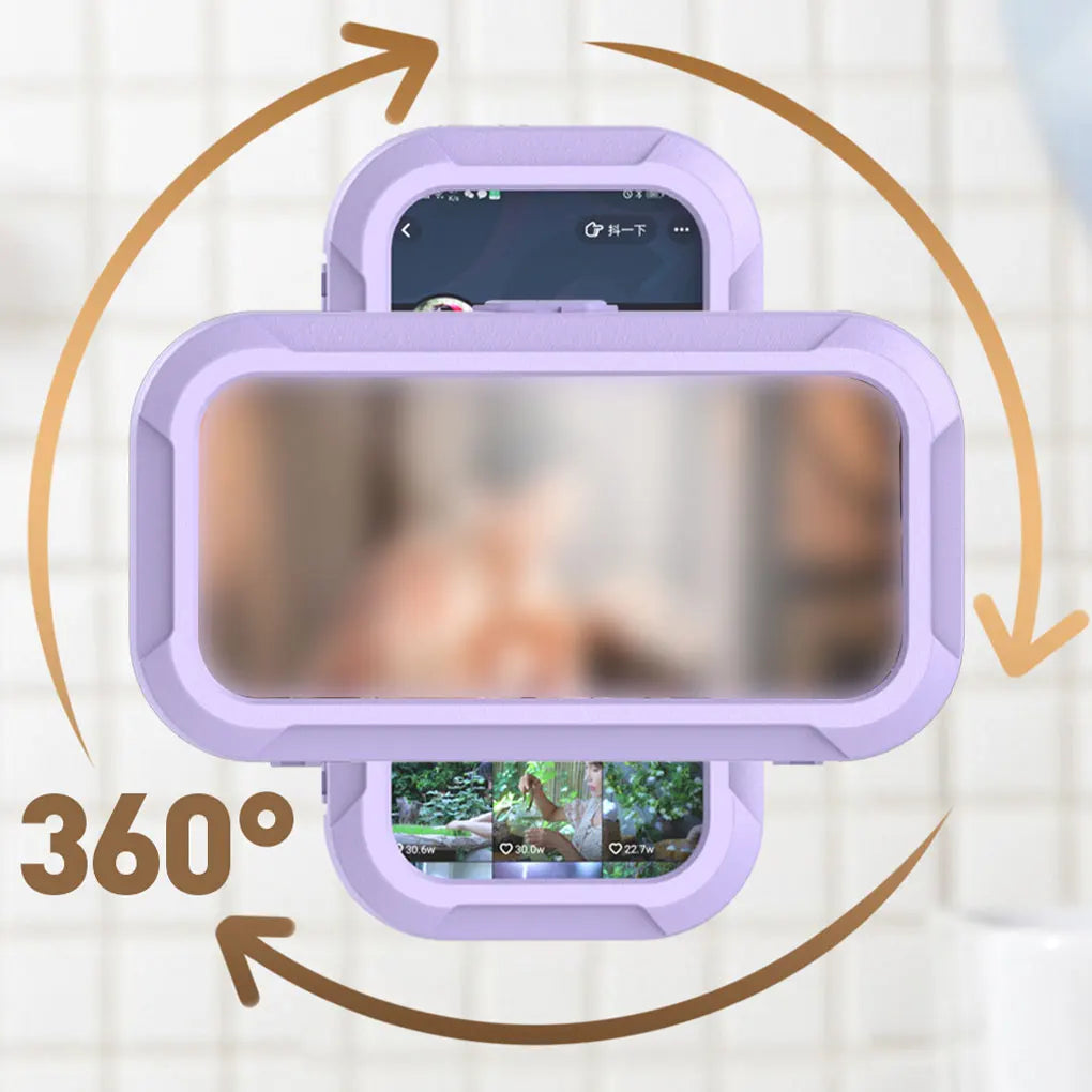 Taking Shower And Watching TV Waterproof Box For Phones Which Can Resist Shower Spray And Water