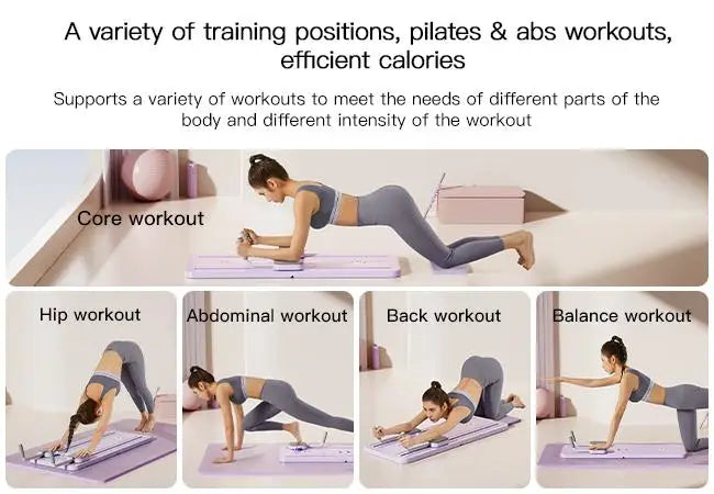Multifunctional Ab Exercise Board | Home Pilates Reformer for Core & Ab Strength Training