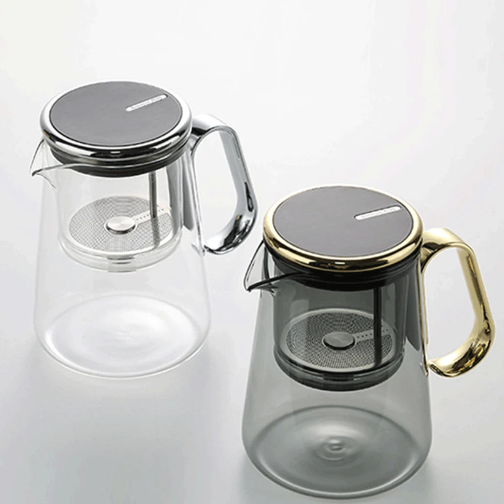 Magnetic Switch Glass Teapot with Infuser and Filter